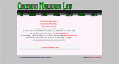Desktop Screenshot of cincinnatimarijuanalaw.com